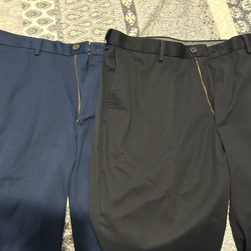 2 pairs of men’s dress pants, 36x34